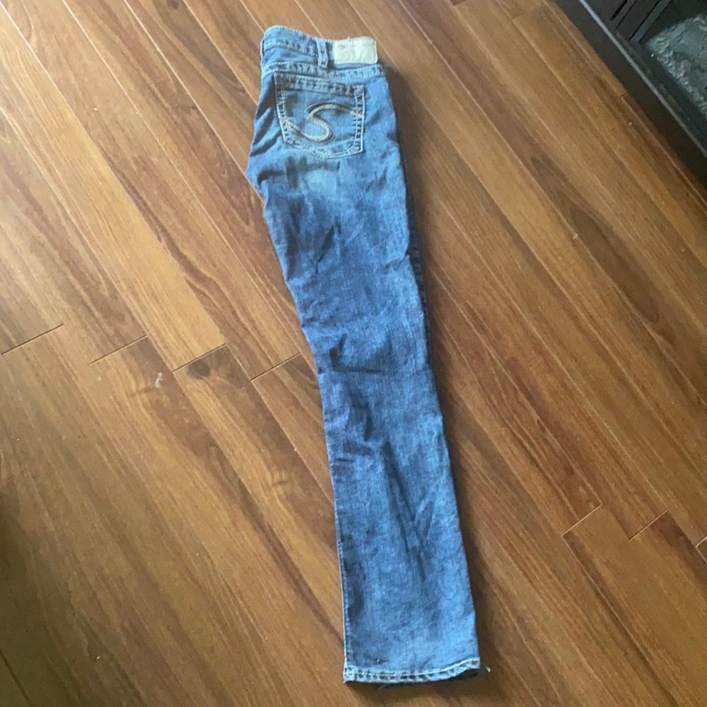 Silver Aiko bootcut jeans